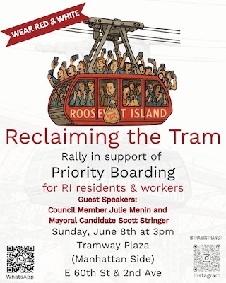 Reclaiming The Tram Rally In Support Of Priority Boarding For Roosevelt ...