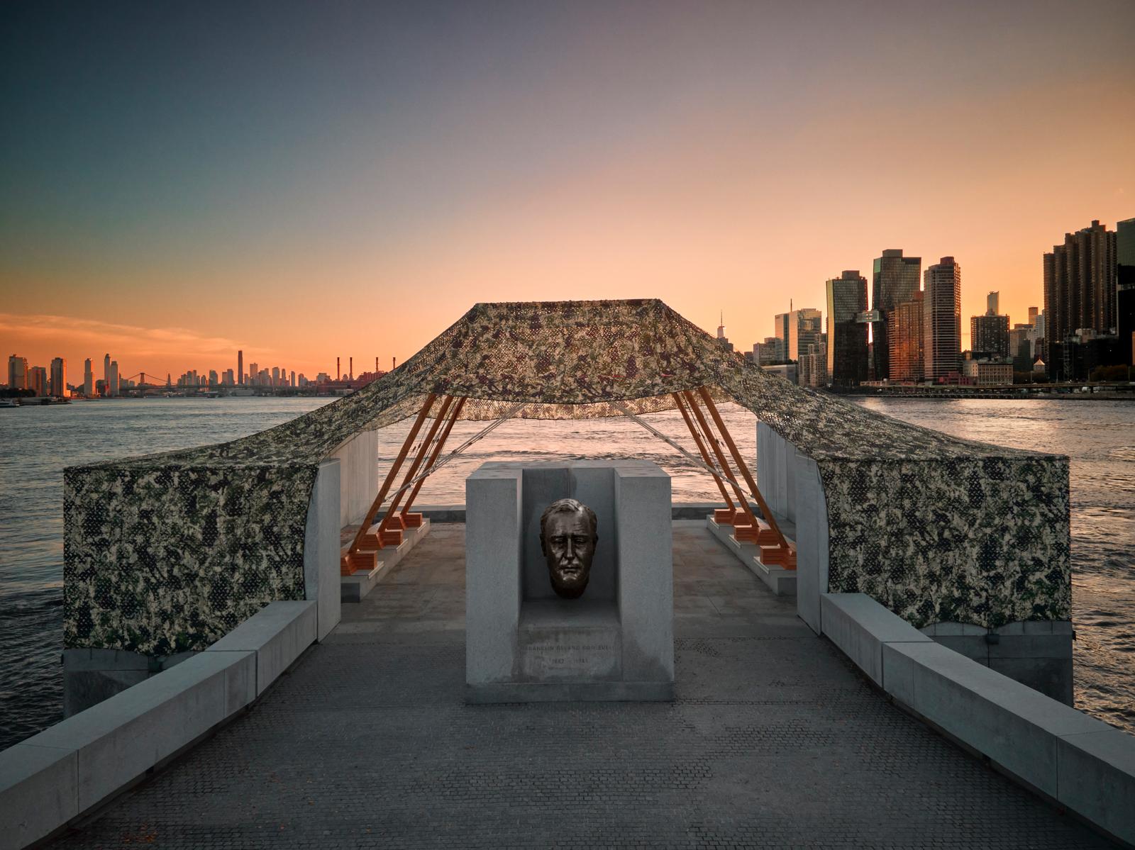 Camouflage By Ai Weiwei On View At Roosevelt Island FDR Four